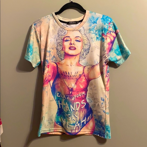 Choies Tops - Marilynn Monroe T-shirt.